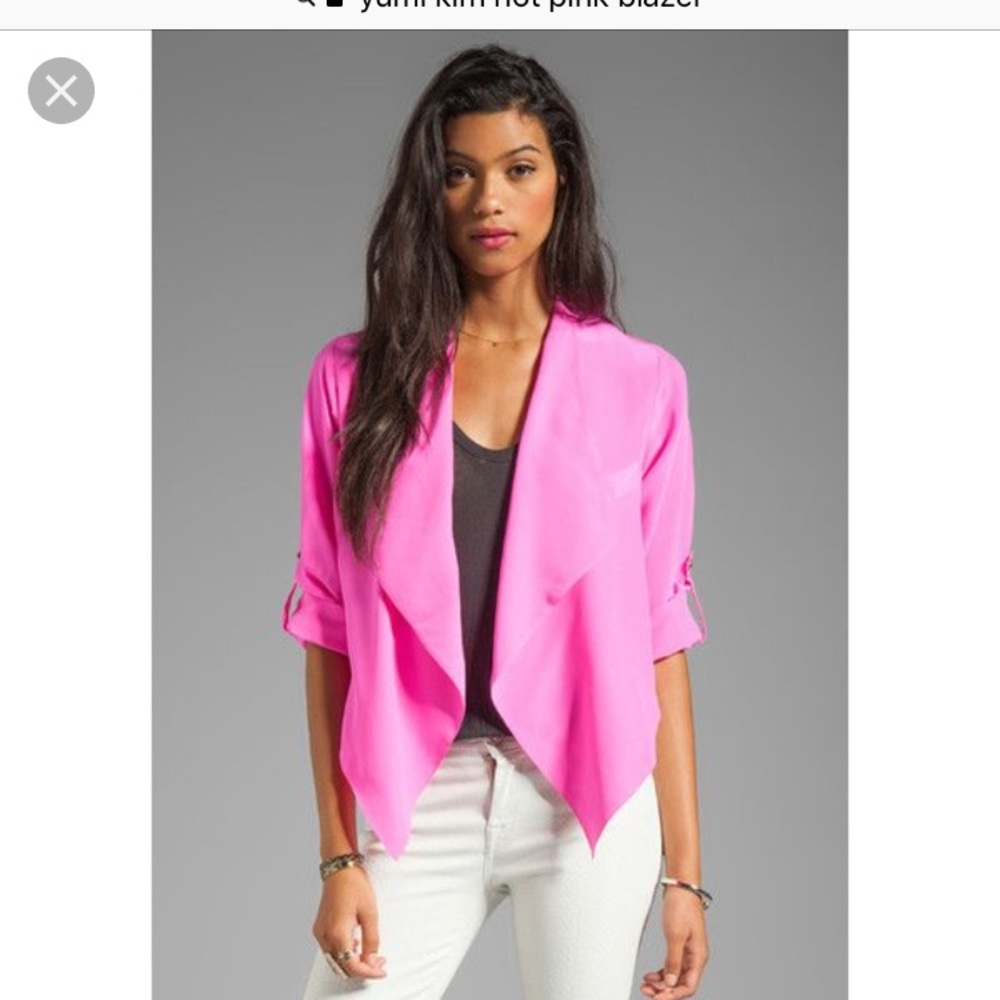 Yumi Kim Bren jacket in hot pink